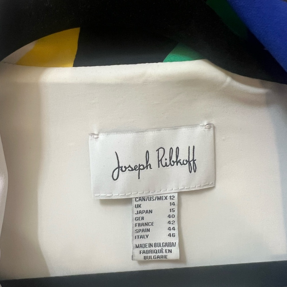 Joseph Ribkoff Multicolor Abstract Blazer - Picture 6 of 7